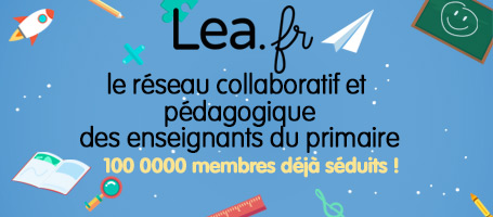 D&eacute;couvrez Lea.fr, le r&eacute;seau des enseignants du primaire !